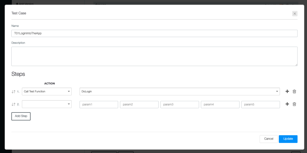 adding test case name and description in TestGrid Dashboard